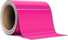 Magenta Gloss Air-Release Adhesive Vinyl Pinstripe Tape Roll  Size: 4  x 20ft