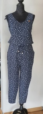 Top ! Sommer Einteiler/Jumpsuit Modell Denim von Gina, in Blau/Weiss Gr. 34/36