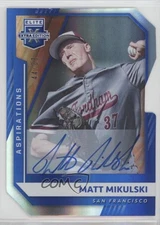2021 Panini Elite Extra Edition 44/63 Matt Mikulski #50 Auto nd3