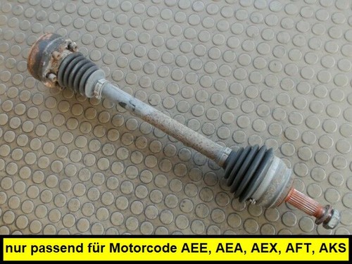 Antriebswelle Links VW Golf 1.4 1HXO/1HX1/1EXO 12 Monate Garantie Sofortversand