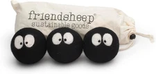 XL Organic Wool Dryer Balls - Eco-Friendly Hypoallergenic Fabric Softener 3 Pack