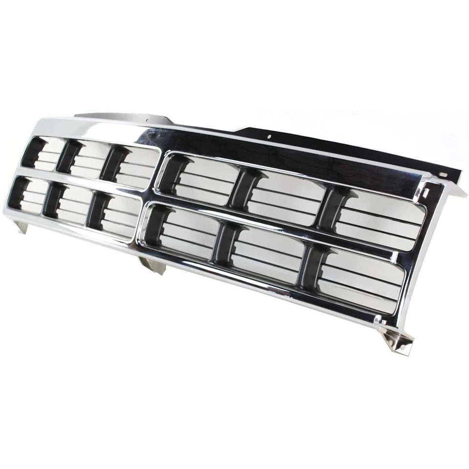 NEW FRONT GRILLE ASSEMBLY CHROME AND BLACK FOR 1991-1996 DODGE DAKOTA CH1200181 Foto 3 de 4