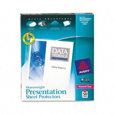 Avery Diamond Clear Top Loading Sheet Protector - Letter 8.50" X 11" -