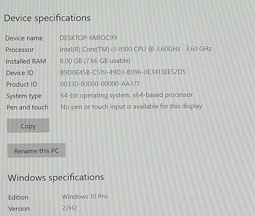 SuperLogics Computer Intel i3-8100 8GB 256GB SSD SuperLogics Desktop Windows 10 - 第 2/6 張圖片