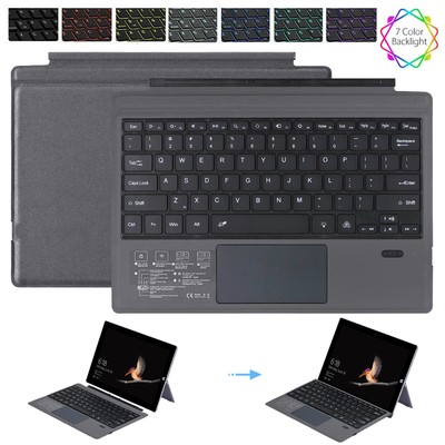 For Microsoft Surface Pro 7/7+/6/5/4/3 Slim Backlit Wireless Bluetooth Keyboard