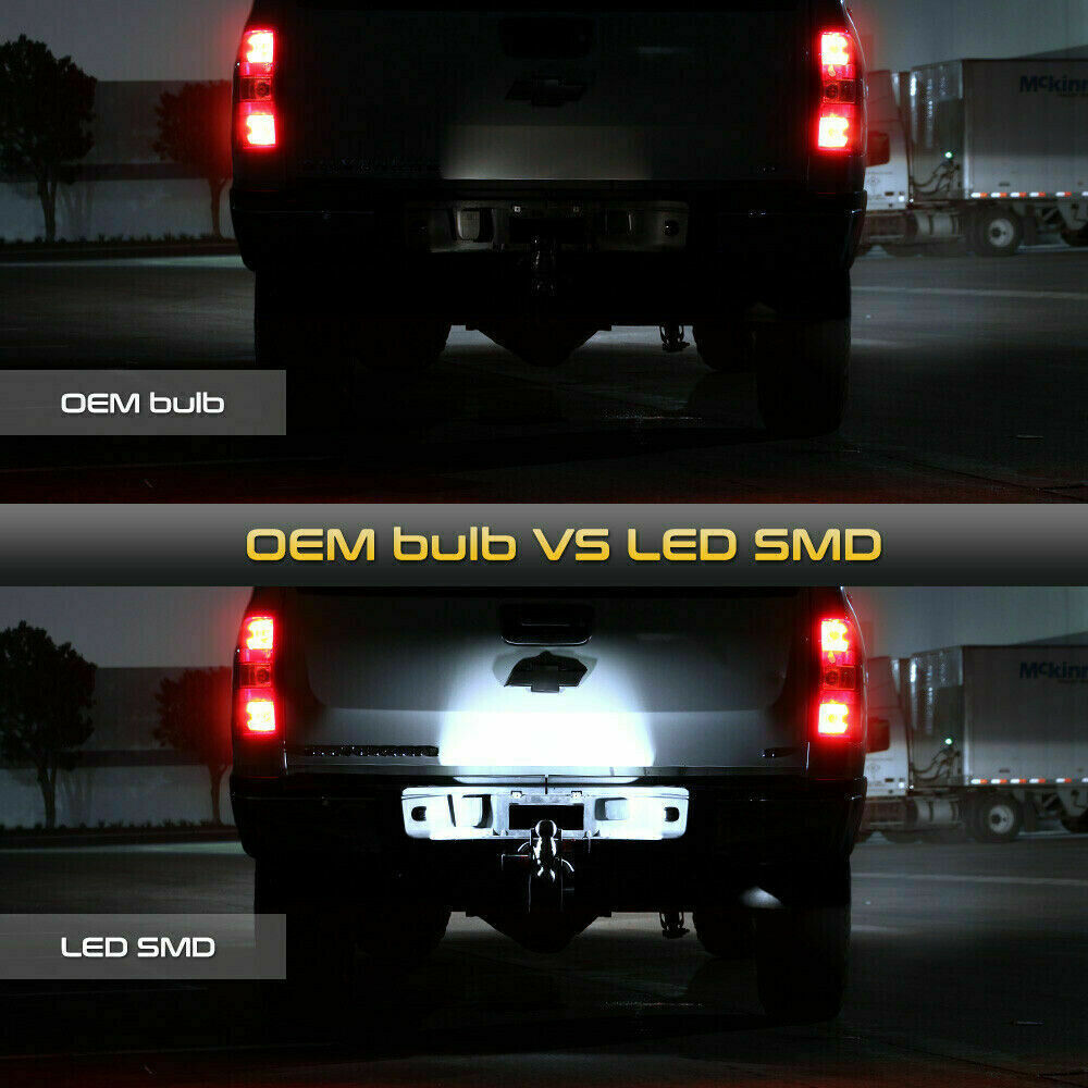 2x LED License Plate Tag Light Lamp For Chevy Silverado 1500 2500 3500