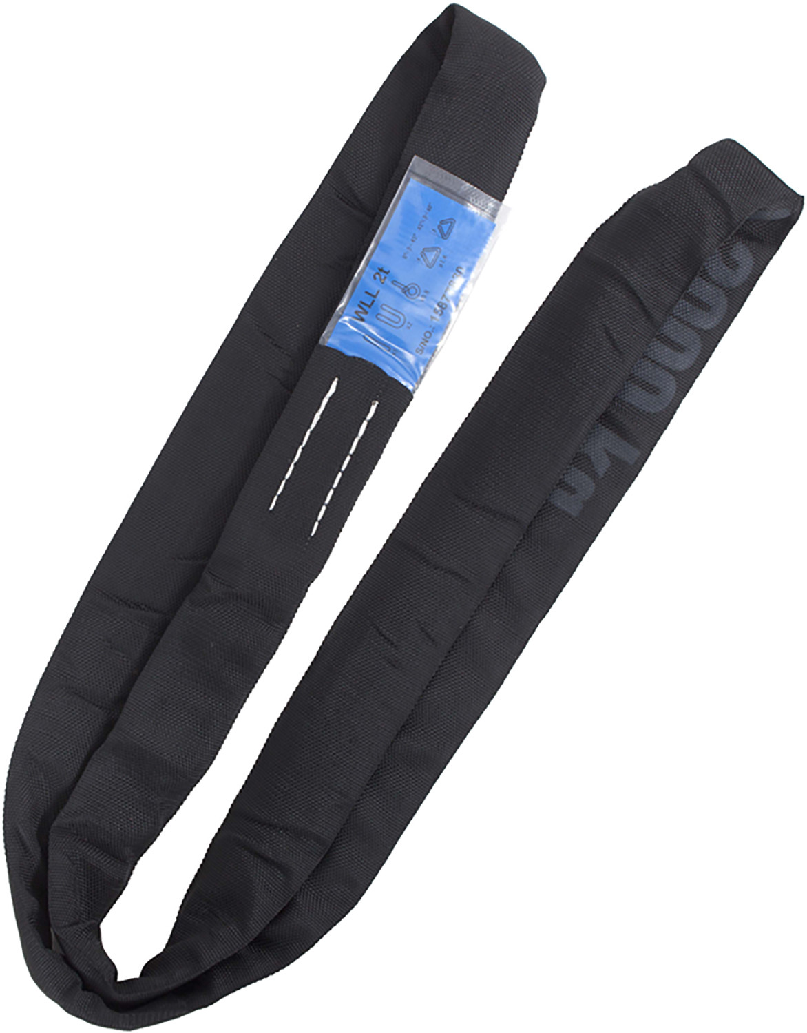 2 Tonne Black Endless Round Event Rigging Lifting Sling Strop 4mtr EWL