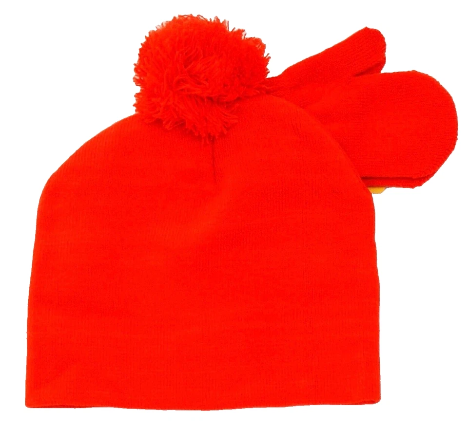 Gorro y mitones de punto rojo talla única Sesame Street Elmo para bebé niño pequeño Foto 2 de 2