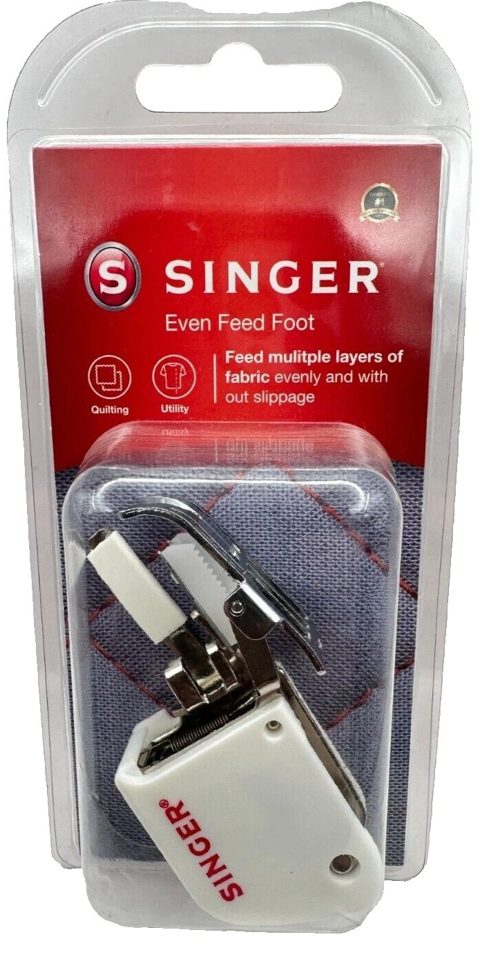 SINGER Even Feed/Walking Foot Sewing Machine Feet for Universal
