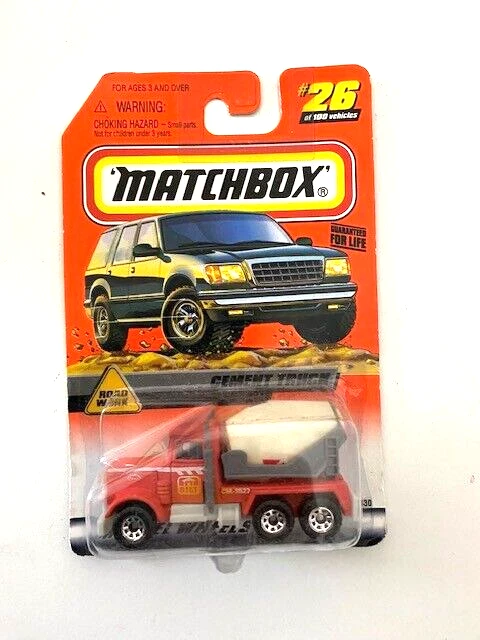Matchbox cement hotsell truck