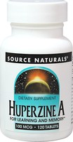 Source Naturals Huperzine A 100 Mcg Standardized Extract-120 Tablets on sale Source Naturals Huperzine A 100 Mcg Standardized Extract-120 Tablets on sale