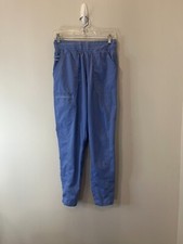 Cherokee Revolution Jogger Scrub Pants Women's Small 26x28.5 Blue Stretch