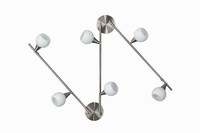 Massive Spotbalken Marcos Energiespar Deckenleuchte Modern 6X E14 51156-17-10