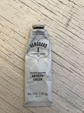 Vintage Vanguard I 70c Acrylic Polymer Artists Color 2 Oz Soft 40% Full