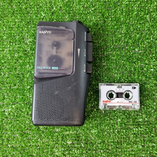 Sanyo TRC525M Talk Book Micro Cassette Voice Recorder Dictaphone eBay