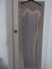 New Zara Grey Lace Trimmed Long Slip Dress Size: S RRP: £79.99 Lingerie