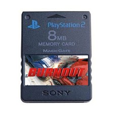 Burnout PS2 Official Memory Card Unlocked Saves