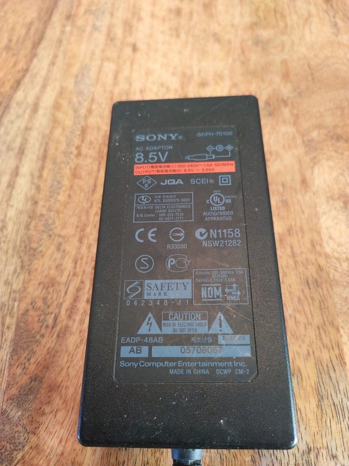 Official Sony PS2 Slim Playstation 2 Power Supply PSU SCPH70100 8.5v