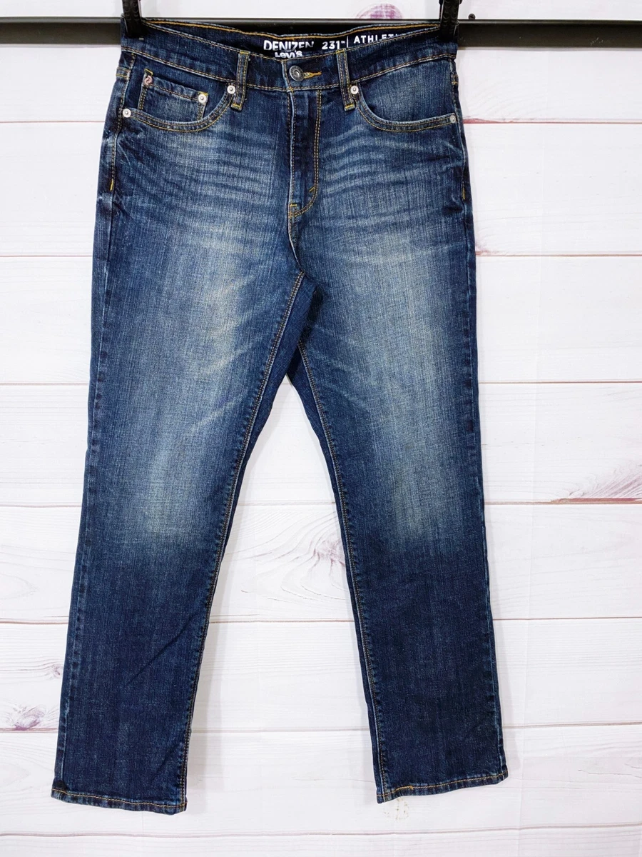 Denizen From Levi s Mens 231 Athletic Fit Jeans Size 30X30 Actual