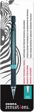 Zebra Zensations Drafix Technical Pencil, 0.9mm, Teal Lead Grade IndicatoR