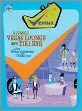 The Art of Shag - Venus At The Venetian - Tiki Ad Card #1