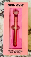Skin Gym Revati Rose Quartz Vibrating Massage Beauty Tool NIB Gift Quality