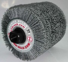 RULLO NYLON x  RUSTICATRICE LEGNO 100x100mm + ALBERO x SMERIGLIATRICE GRANA 80