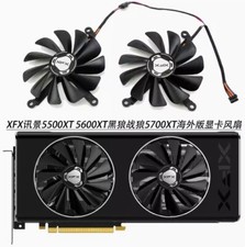 XFX RX5500XT 5600XT Black Wolf Warrior Edition RX5700 5700XT graphics card fan