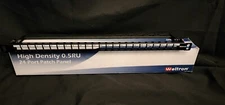Weltron 24 Port Rear Load Blank Patch Panels - For Keystone Jacks