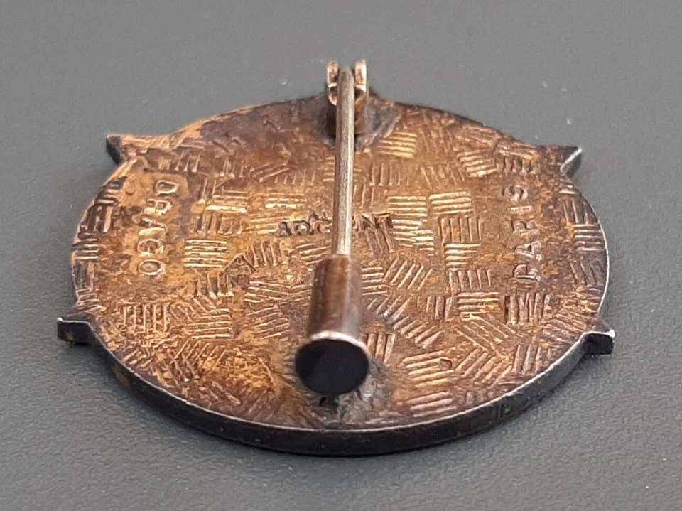 Insigne ARGENT MASSIF 4° RTT Régiment Tirailleurs Tunisiens SUP ORIGINAL Drago - Photo 4/4