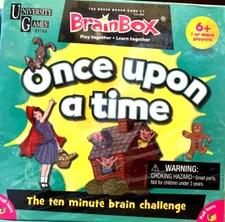 The Green Board Game BRAIN BOX Once Upon A Time University Games-NEW/SEALED
