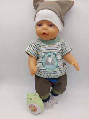 Puppenkleidung/Bekleidung - 4 tlg.Set,für Babypuppen 43 cm Handmade 602 Unikat 