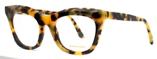 BALENCIAGA BA5075 055 Coloured Havana Womens Semi Cat Eye Eyeglasses 52-19-140