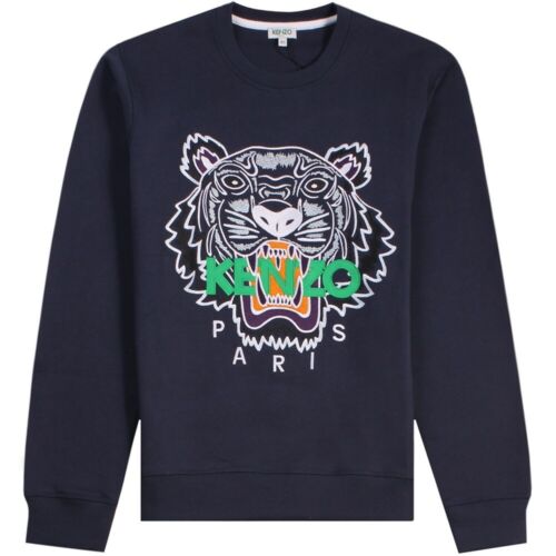 Kenzo Mens Navy Blue Tiger Sweatshirt - Picture 1 of 4