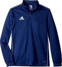 NEW adidas Boys Junior SMALL Core 18 Soccer Jacket navy
