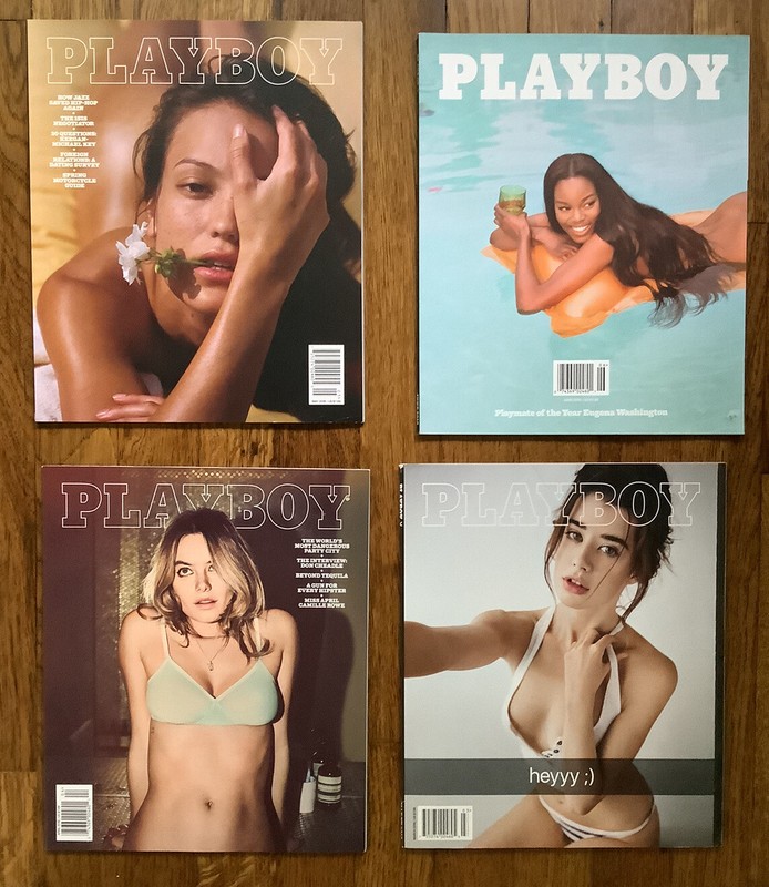 4 - Playboy Magazine Issues New Format June - March 2016 inaugural 1st issued