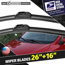 26" & 16" Bracketless Windshield Wiper Blades Fit For Toyota Corolla 2009-2018
