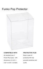 Pop Protector Case for Funko Boxes Vinyl Figures Extra Thick Display acrylic