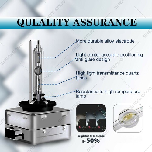 For Chrysler 200 2015-2017 - 2X D3S Front HID Xenon Headlight Bulb High Low Beam - Picture 12 of 12