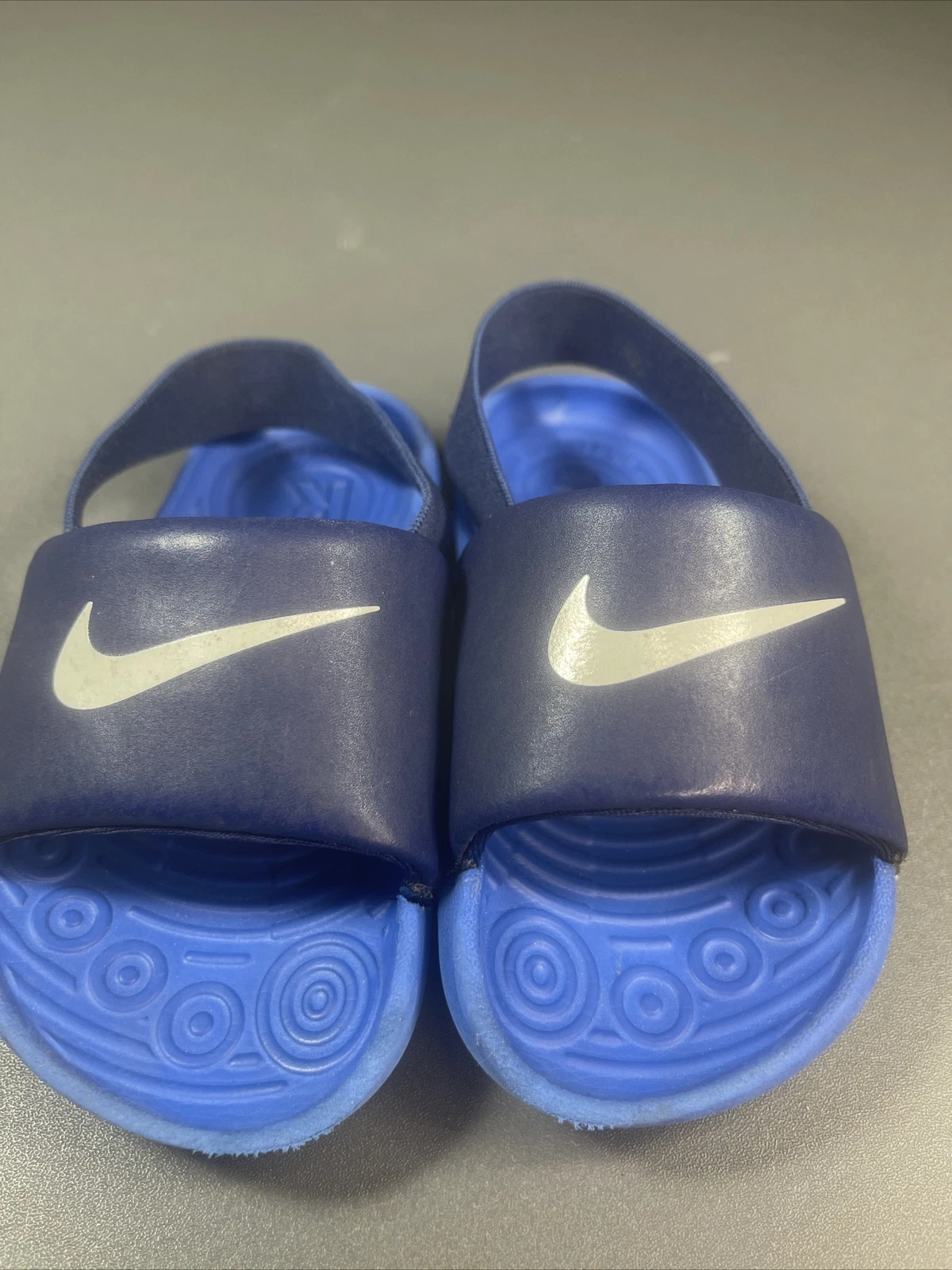 Nike scivoli Kawa bambino bambino blu (BV1094 404) taglia 7C