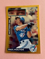 1995 Score Baseball Paul Molitor Gold Rush #566 Toronto Blue Jays