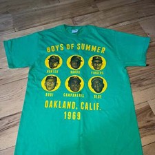 2013 Tribune Tavern Oaklandish 1969 Oakland A's Boys of Summer T-Shirt Medium