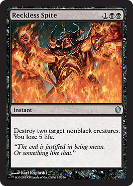 MTG - Reckless Spite Commander 2013