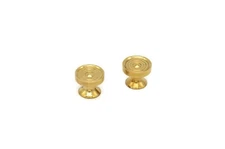 2 Small Brass Knobs Bookcase Knobs Jewelry Box Knob Cabinet Knobs Furniture Knob