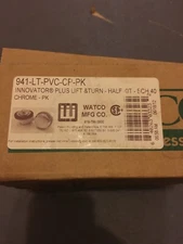 Watco 901-LT-PVC-CP-PK Innovator Lift & Turn Half Kit Chrome Brand New