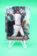 2022 Bowman Draft Base Chrome Aqua Lava Refractor /199 BDC-39 Roberto Campos LPN