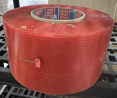 Tesa Red Double Sided Bonding Adhesive Tape Roll 6mm x 5000m -51970-00003-06 NEW