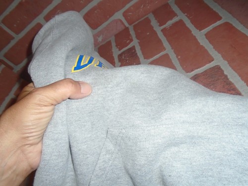 DELAWARE BLUE HENS LOGO HOODIE SWEATSHIRT YOUTH MEDIUM BY RUSSELL - Picture 4 of 4
