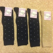 Boys knee high socks 4 pairs. Size 8-10
