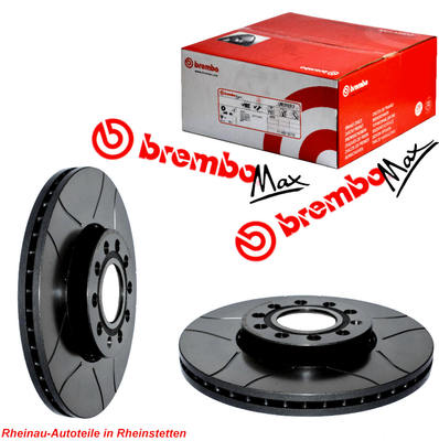 Brembo Max Sport 2xBremsscheiben -280mm-VA-SKODA Octavia 1Z3,1Z5 Yeti 5L